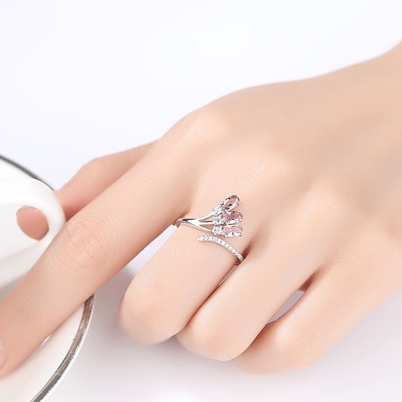 Fading Colors Sterling Silver Adjustable Ring - Picture 3 of 8